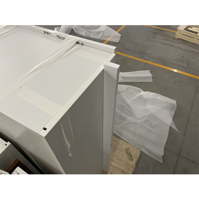 Custom Modern Shaker Matte Lacquer Kitchen Cabinets with Island for Apartments & Homes