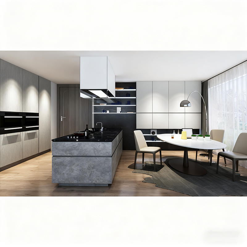 Luxury White Lacquer Custom Kitchen Cabinet Set for Hotels, Bars & Modern Homes