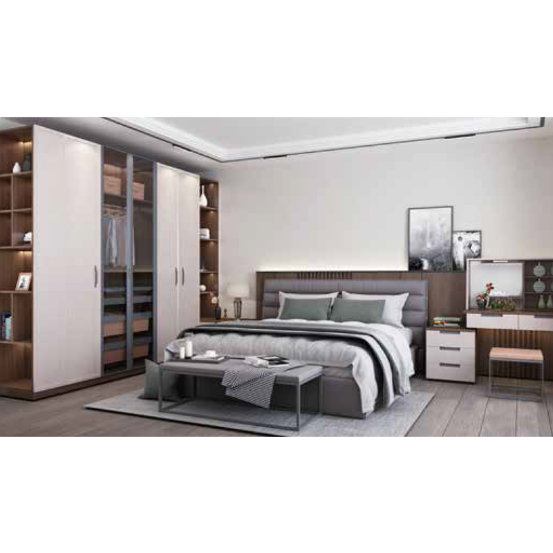 Customized Wardrobe Walk In Closet System for Home Bedroom Organization