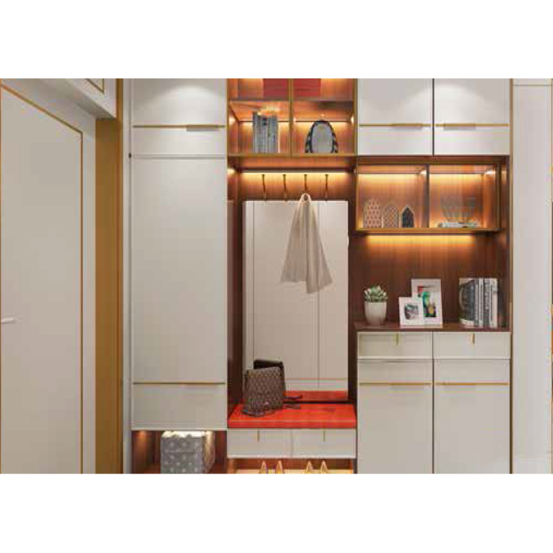 Customized Wardrobe Walk In Closet System for Home Bedroom Organization
