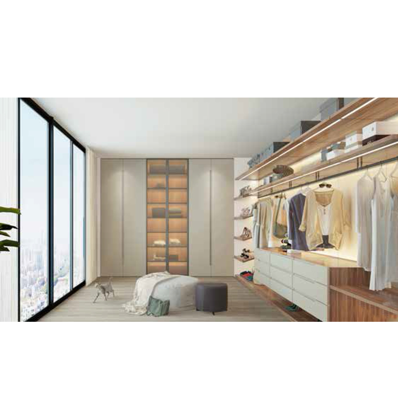 Customized Wardrobe Walk In Closet System for Home Bedroom Organization