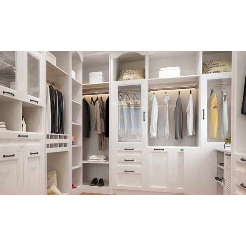 Modern Customized Wardrobe Wooden Closet for Bedroom Furniture Storage