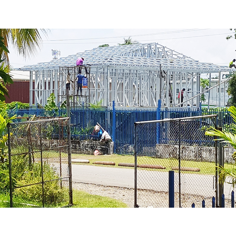 Light Steel Structure Building Prefab Metal House Durable Frame Construction for Home Office and Warehouse