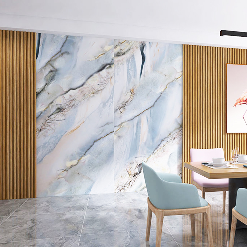 Custom Marble Background Wall Panels for Interior Decoration