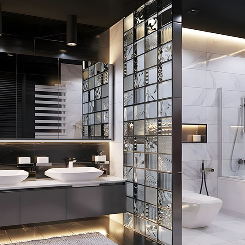 Decorative Glass Bricks, Glass Blocks & Translucent Partitions for Interior and Exterior Building Applications