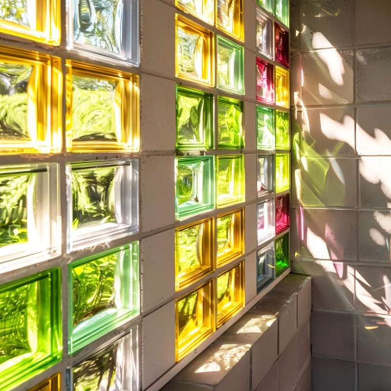 Decorative Glass Bricks, Glass Blocks & Translucent Partitions for Interior and Exterior Building Applications