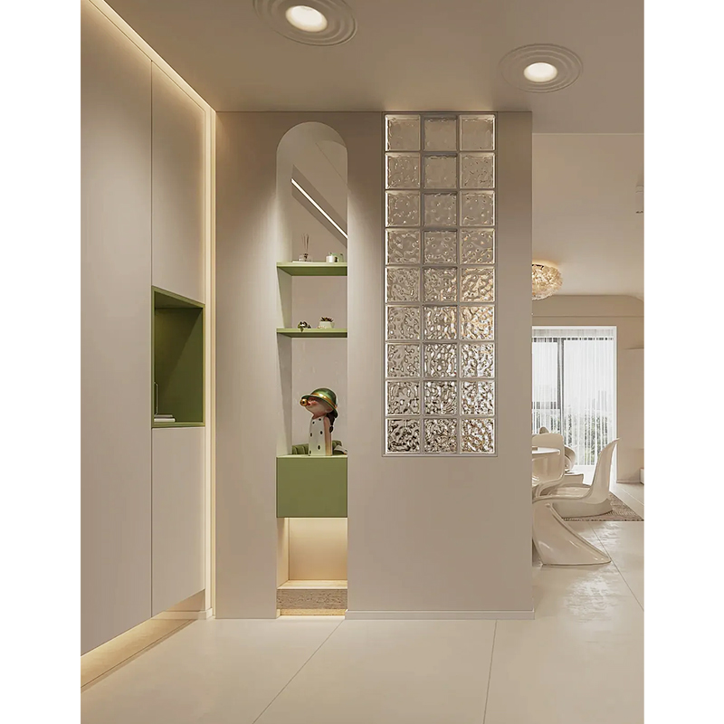Architectural Solid & Hollow Glass Blocks, Decorative Translucent Glass Bricks for Interior Wall Partition Systems
