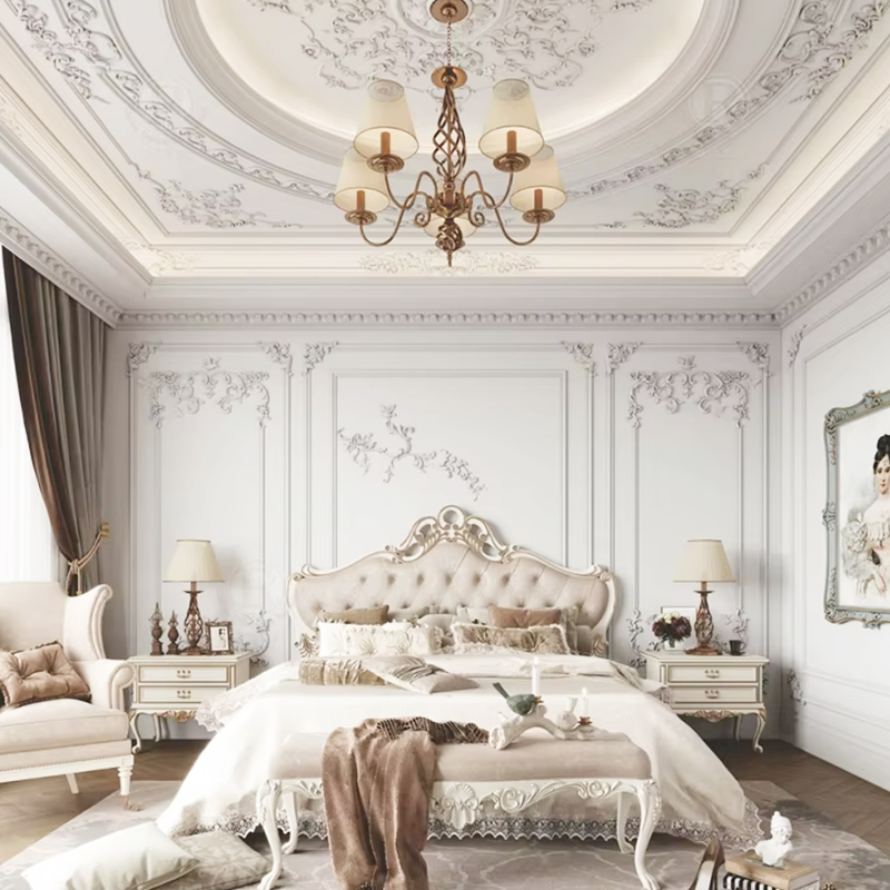 3D Sculpted Wall Panels, Artistic Raised and Recessed Decorative Modules for Interior Feature Wall Design