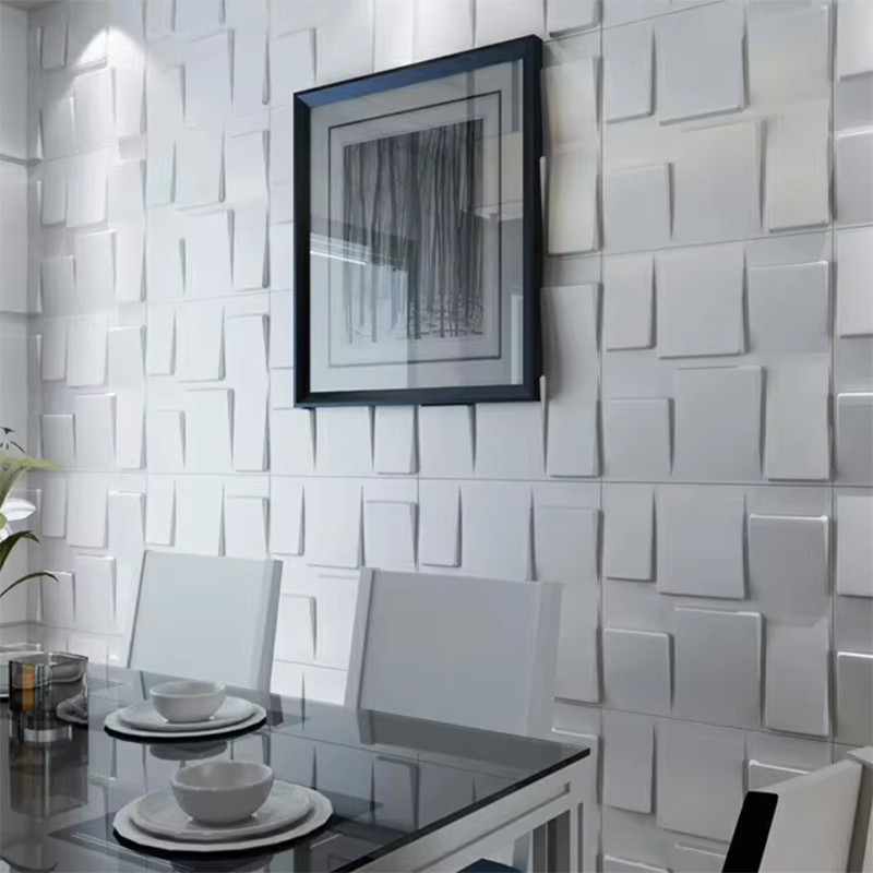 3D Three-Dimensional Decorative Wall Panels, Recessed and Raised Art Wall Modules for Modern Interior Design