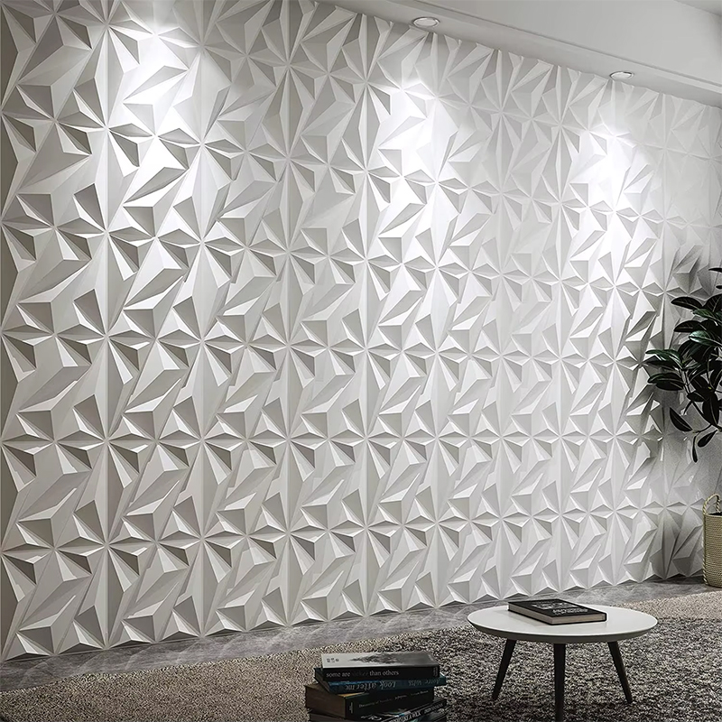 3D Three-Dimensional Decorative Wall Panels, Recessed and Raised Art Wall Modules for Modern Interior Design