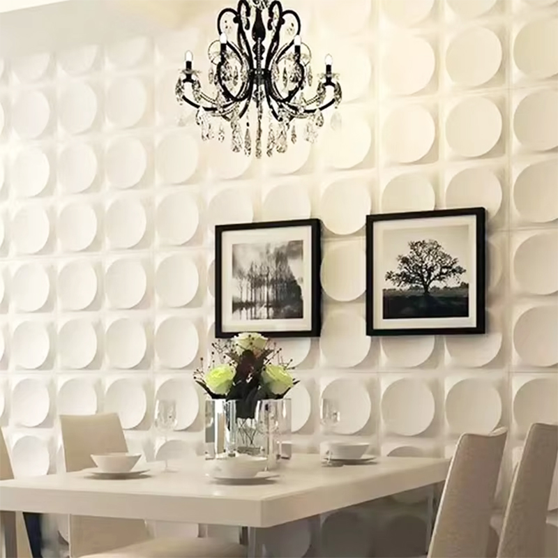 3D Decorative Wall Panels, Artistic Relief Wall Panels with Recessed and Raised Shapes, Modular 3D Art Wall Decoration Systems