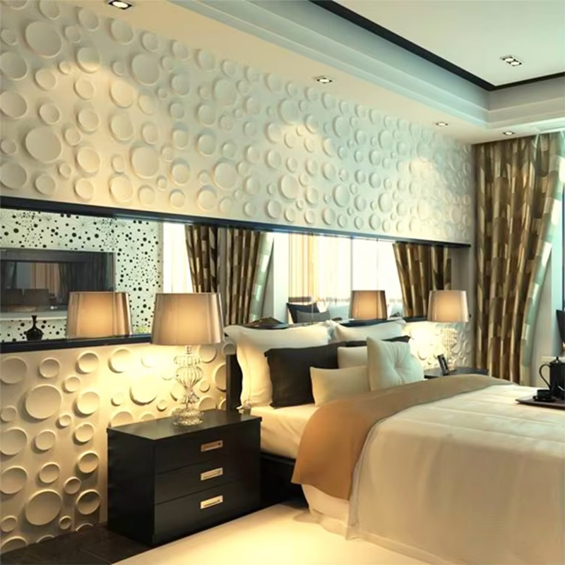 3D Decorative Wall Panels, Artistic Relief Wall Panels with Recessed and Raised Shapes, Modular 3D Art Wall Decoration Systems