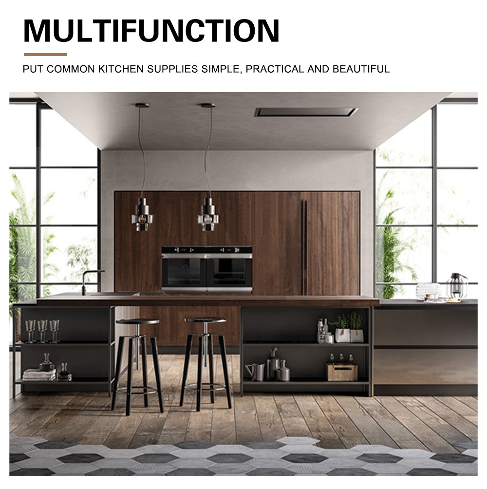 Modern style melamine with particle board open kitchen GK-1016