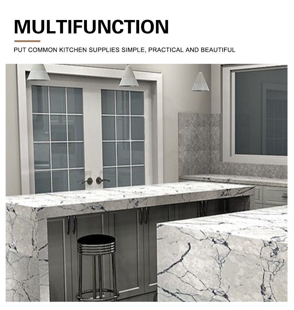 Nordic style Classical style kitchen PVC with HDF GK-1165