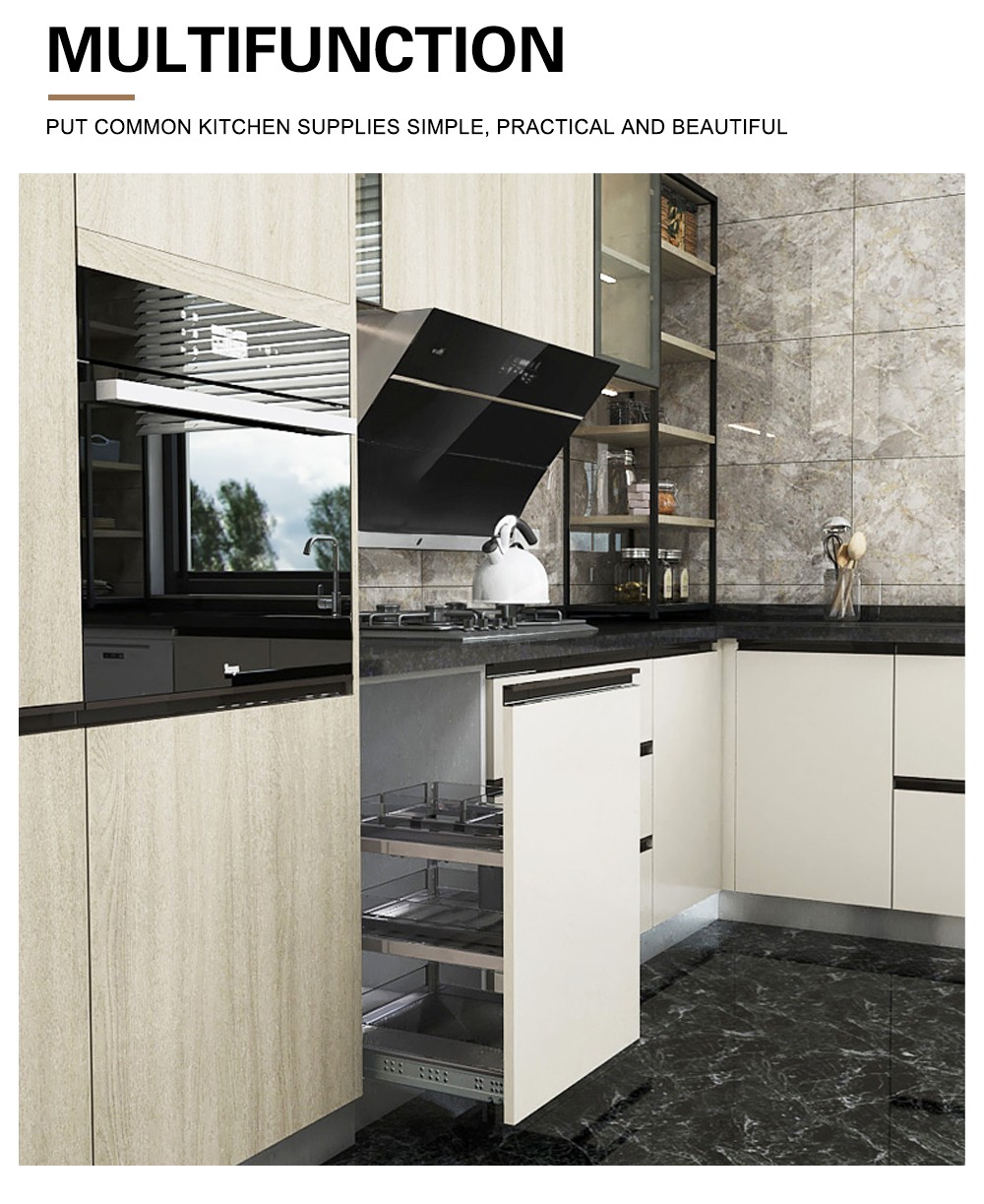 2020 Hot sale Melamine with particle board Modern kitchen-GK-011