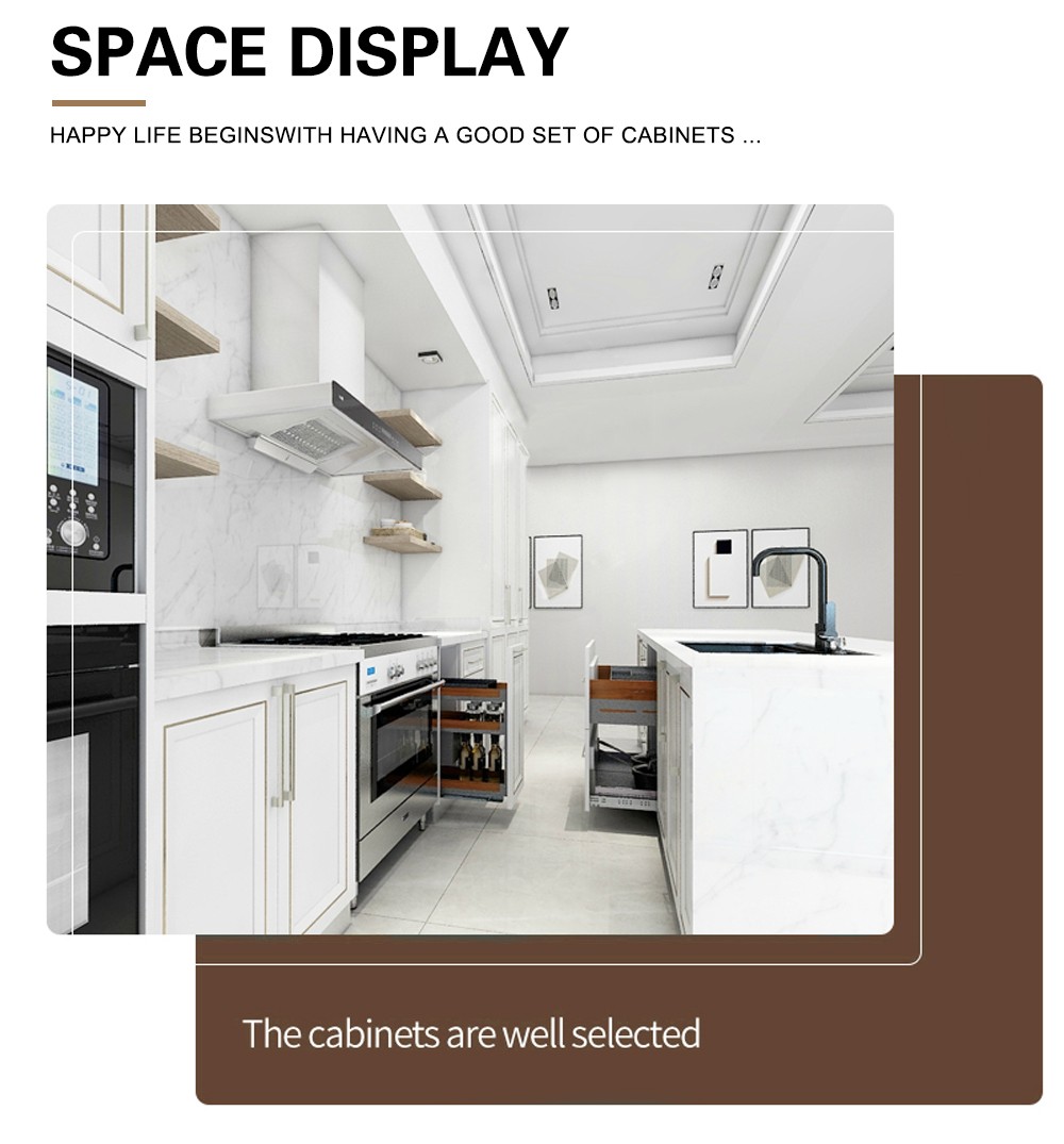 2020 Hot sale Modern Melamine with particle board Kitchen cabinet-GK-015