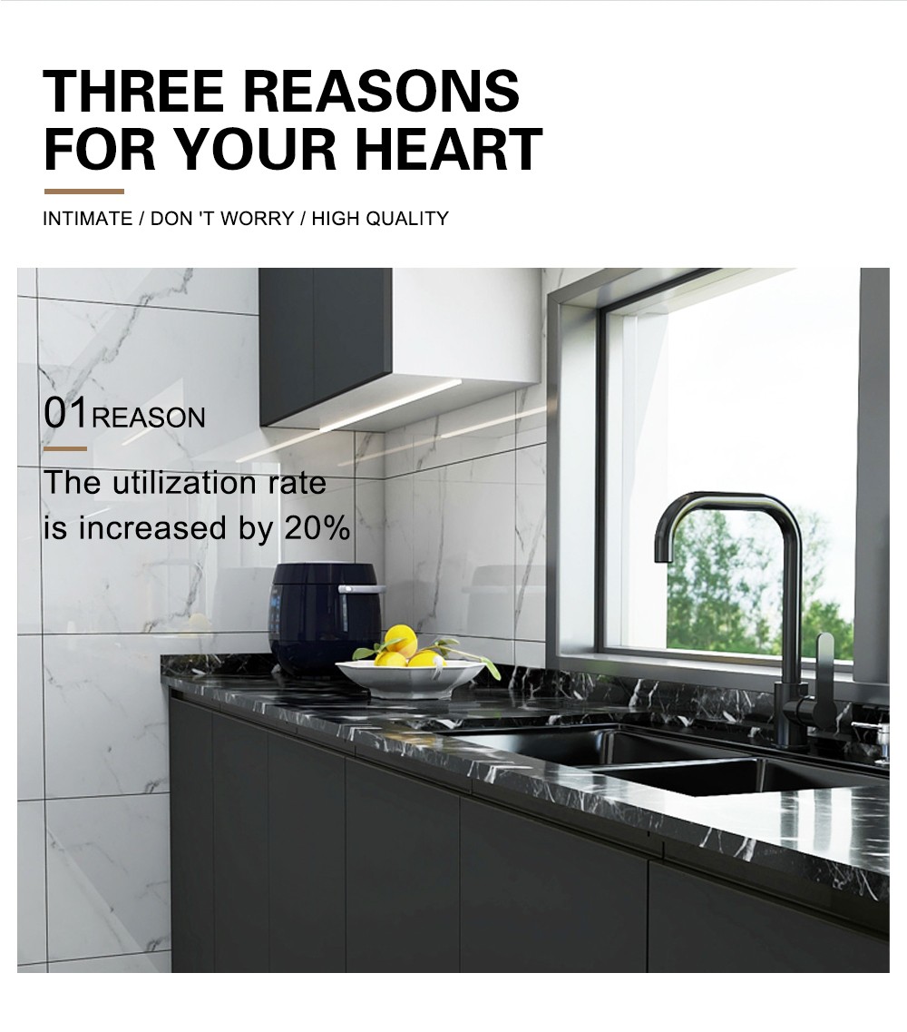 2020 Hot sale Modern UV Lacquer with HDF Kitchen cabinet-GK-014