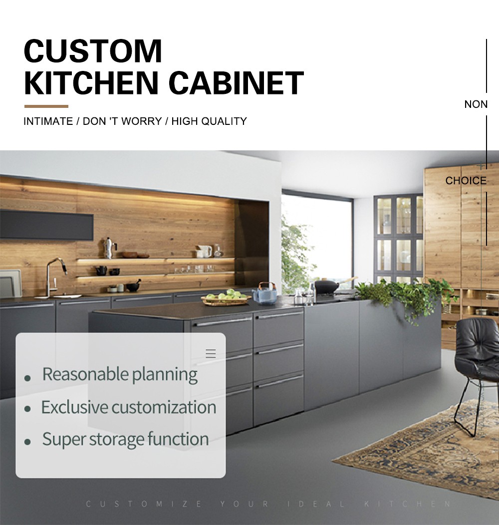 2020 Hot sale Modern UV Lacquer with plywood Kitchen cabinet-GK-005