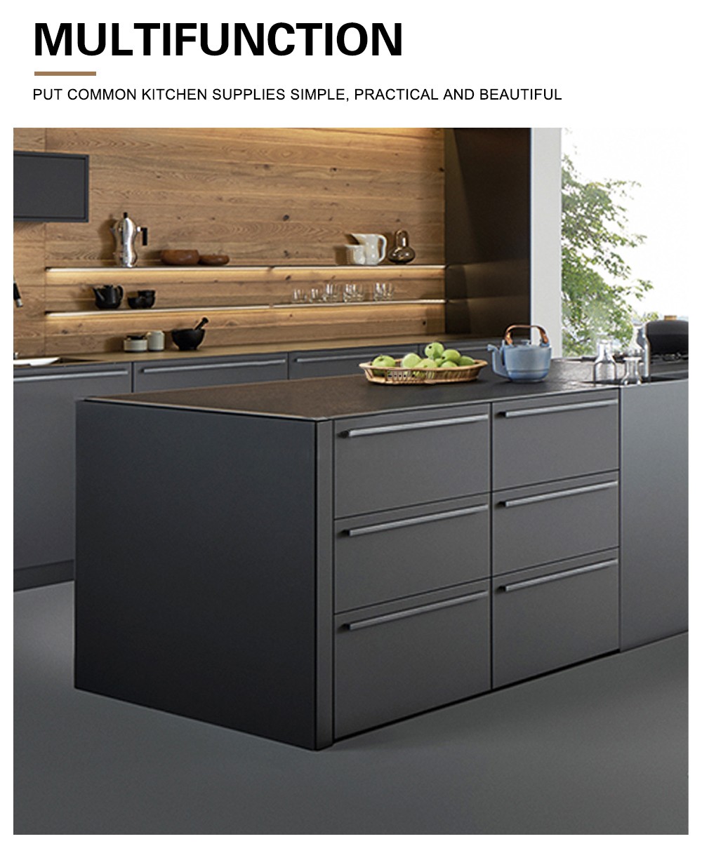2020 Hot sale Modern UV Lacquer with plywood Kitchen cabinet-GK-005