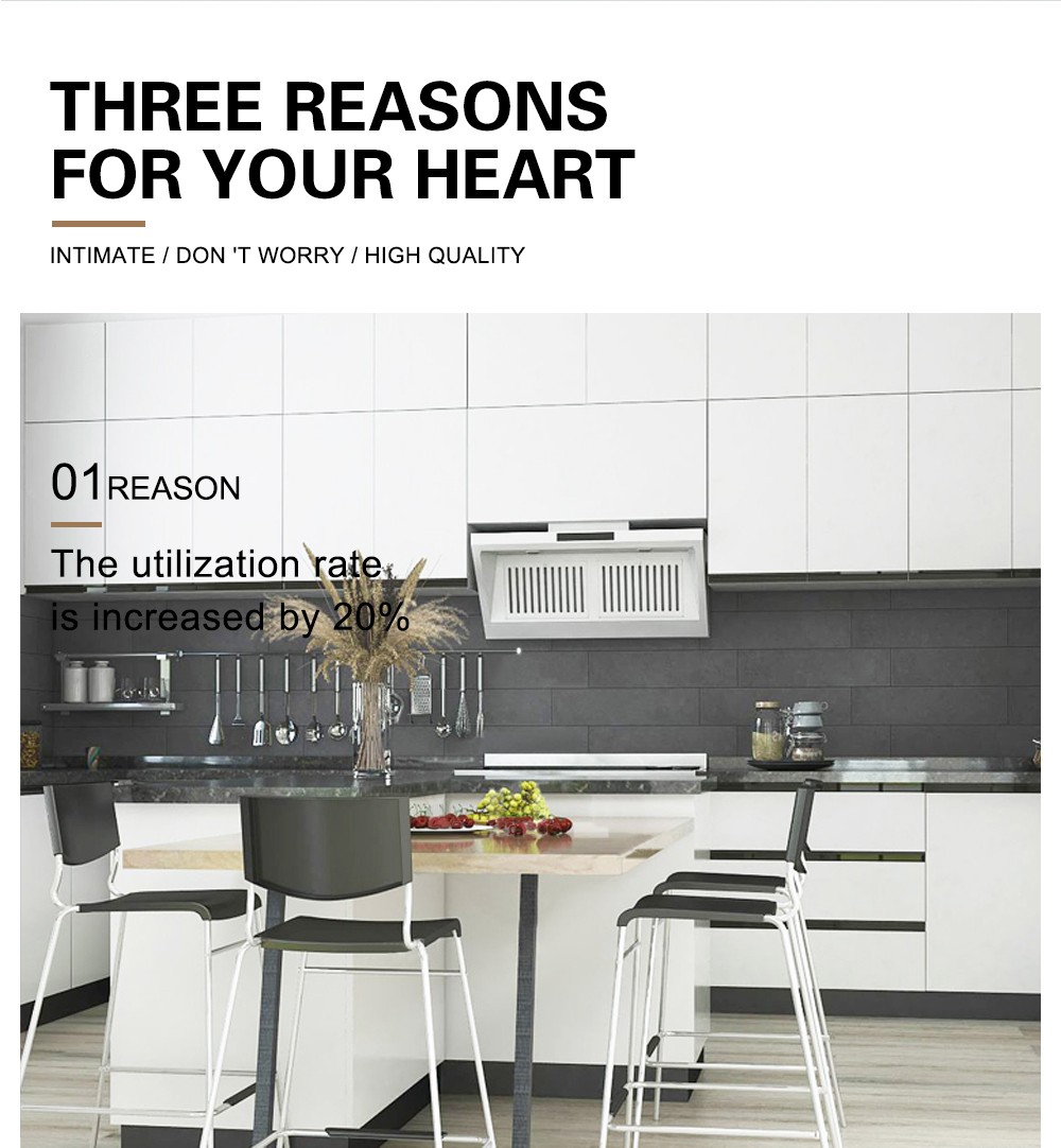 2020 Hot sale UV Lacquer with HDFModern kitchen-GK-012