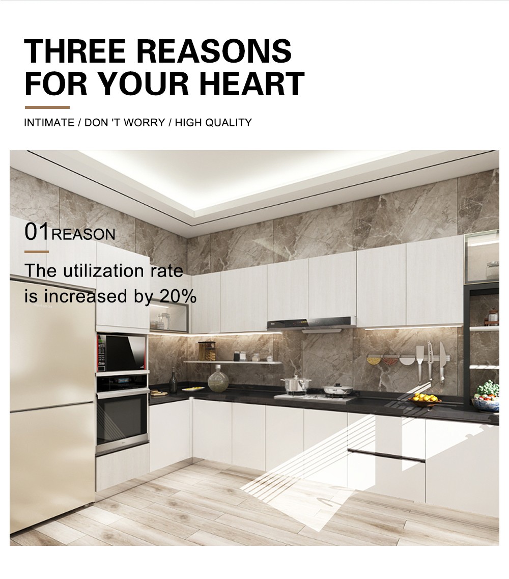 2020 Modern UV Lacquer with HDF Kitchen cabinet-GK-001
