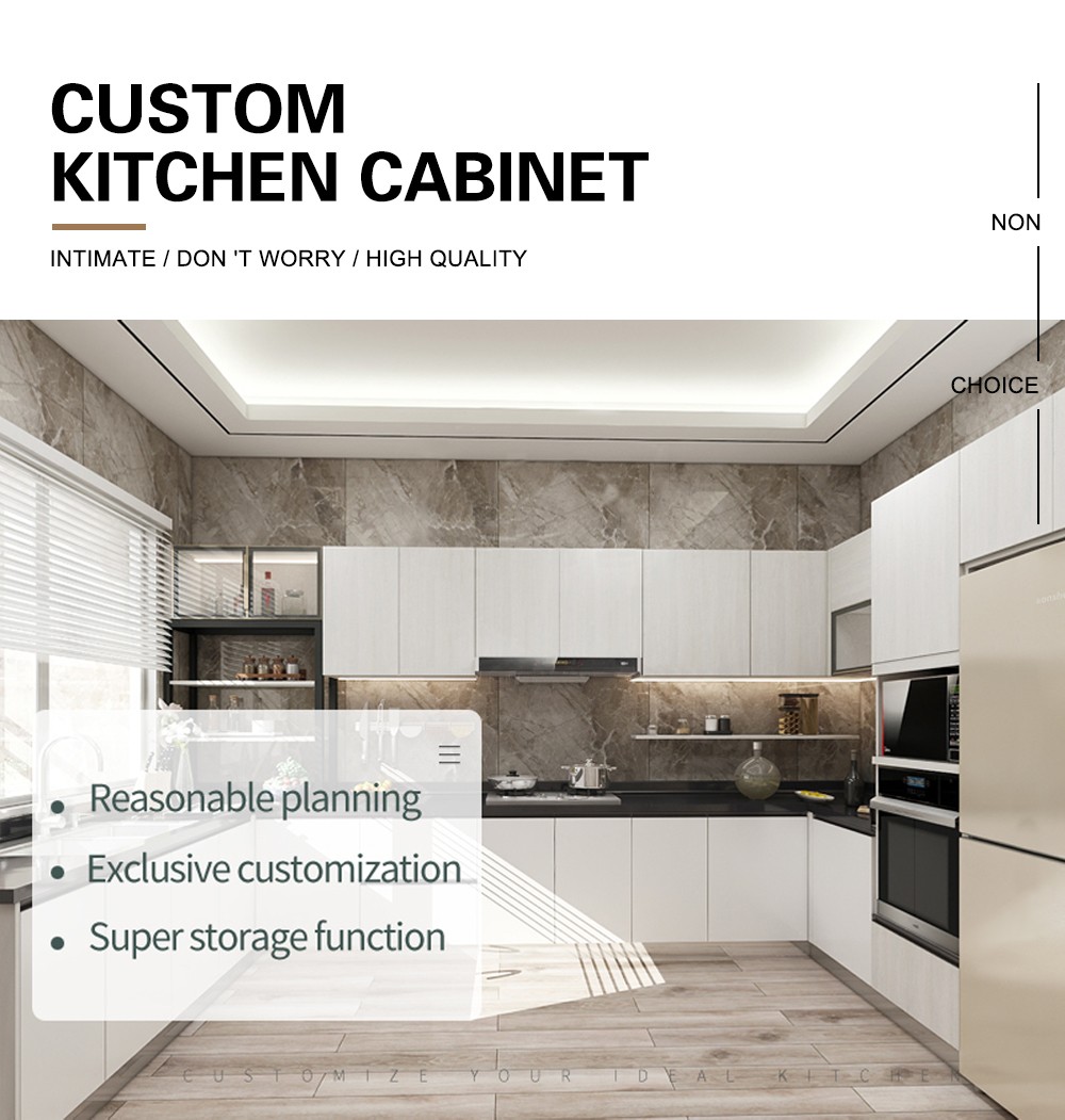 2020 Modern UV Lacquer with HDF Kitchen cabinet-GK-001