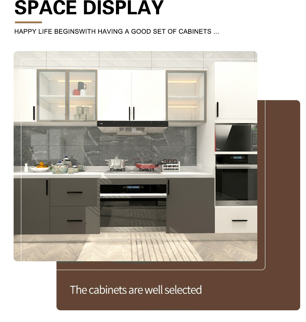 2020 UV lacquer Modern Kitchen cabinet-GK-003