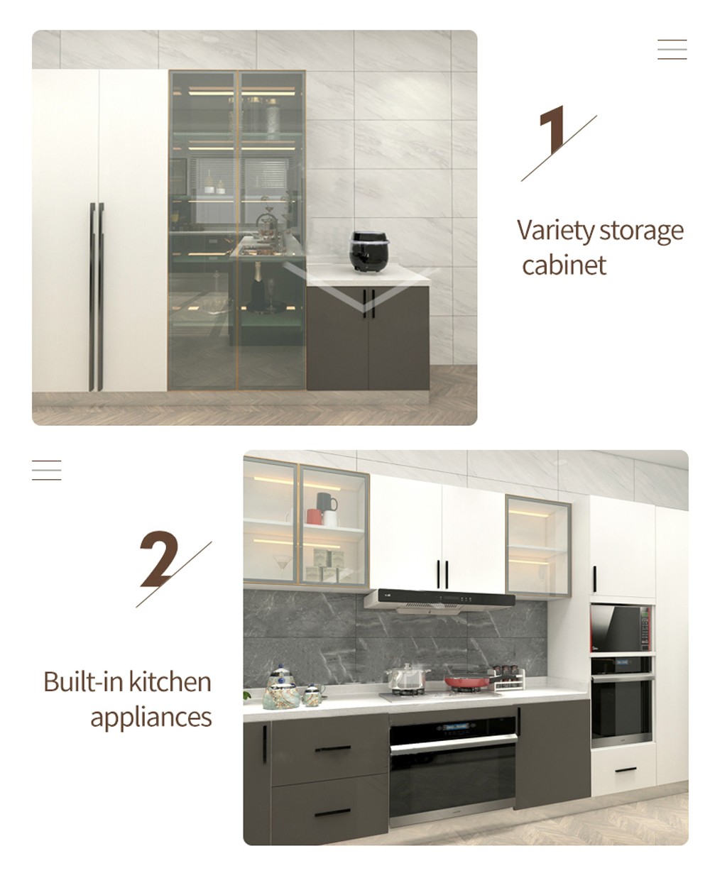 2020 UV lacquer Modern Kitchen cabinet-GK-003