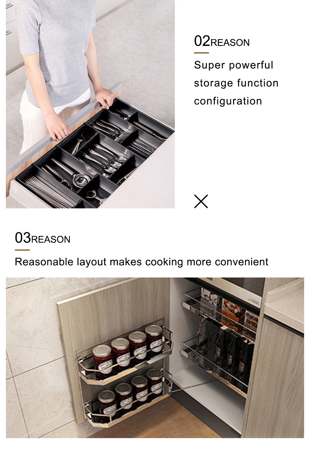 Black style UV lacquer with HDF kitchen-GK-473