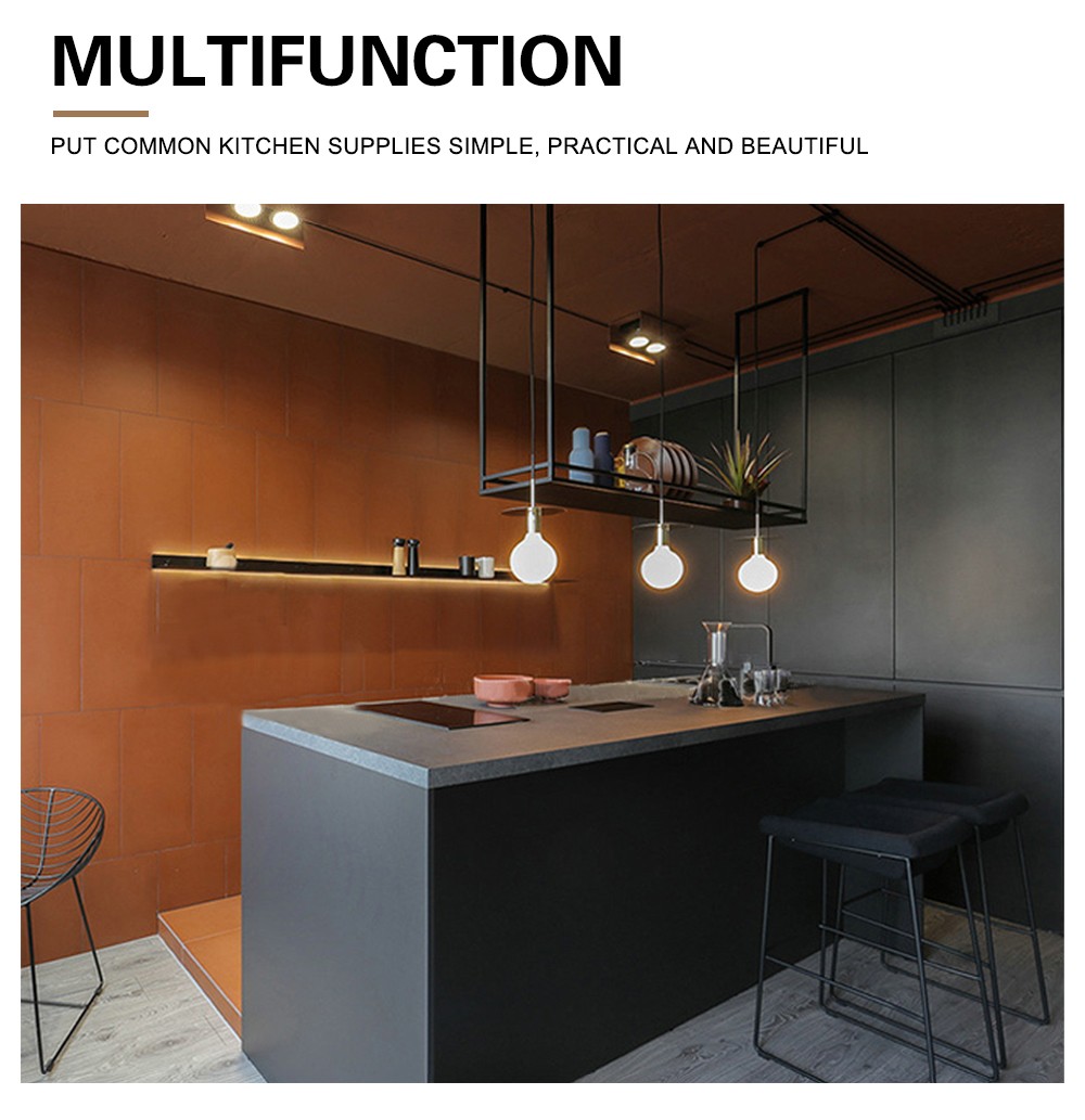 Black style UV lacquer with HDF kitchen-GK-847