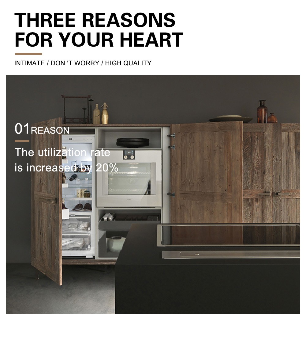 Black UV matt lacquer with HDF with accessories Kitchen cabinet GK1230