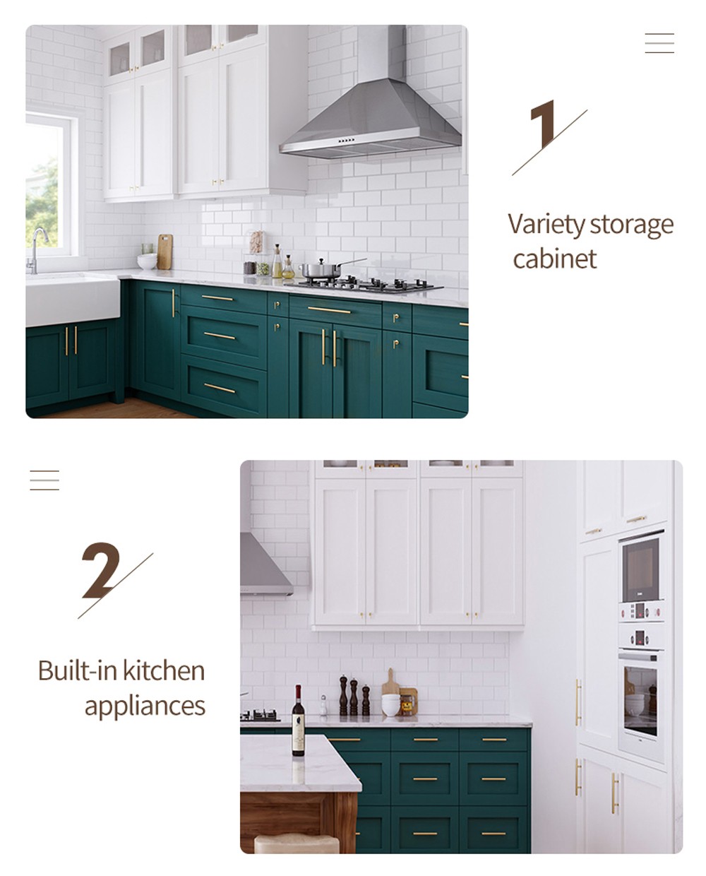 Classical design PVC with HDF-GK1084