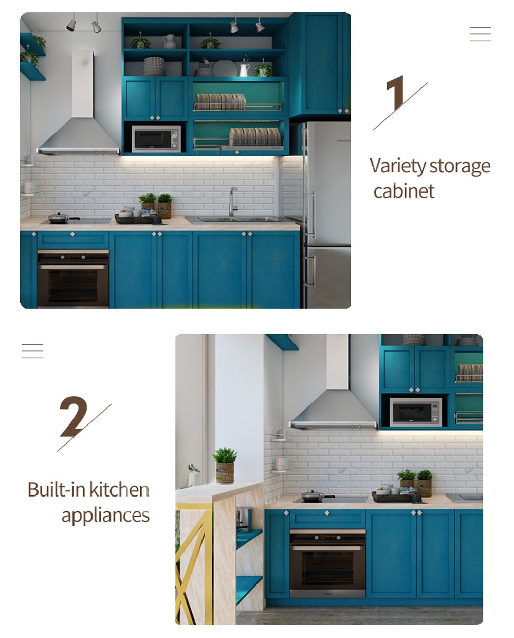 Classical design PVC with HDF-GK1131