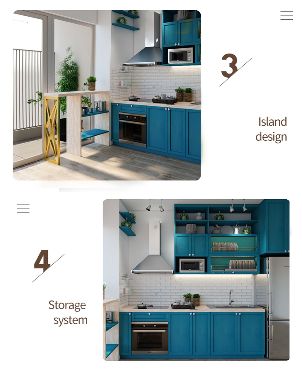 Classical design PVC with HDF-GK1131