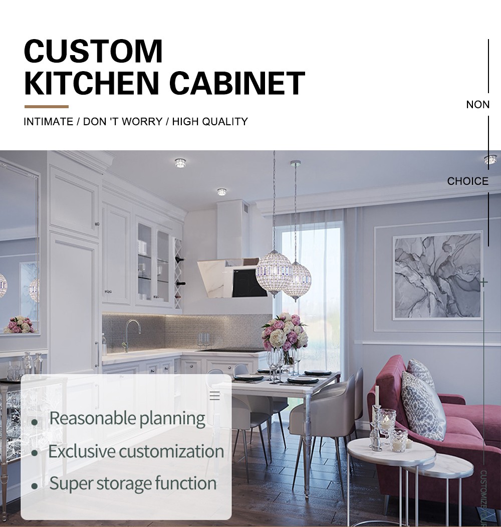 Classical PVC with HDF kitchen-GK-717