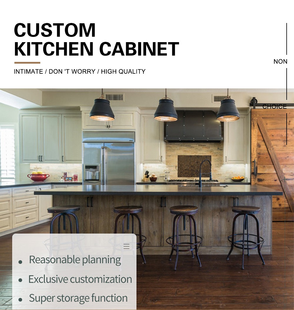 Classical PVC with MDF American style kitchen cabinet GK1279