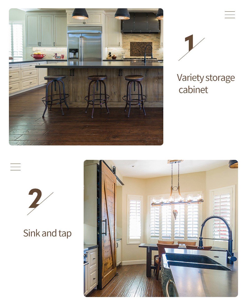 Classical PVC with MDF American style kitchen cabinet GK1279