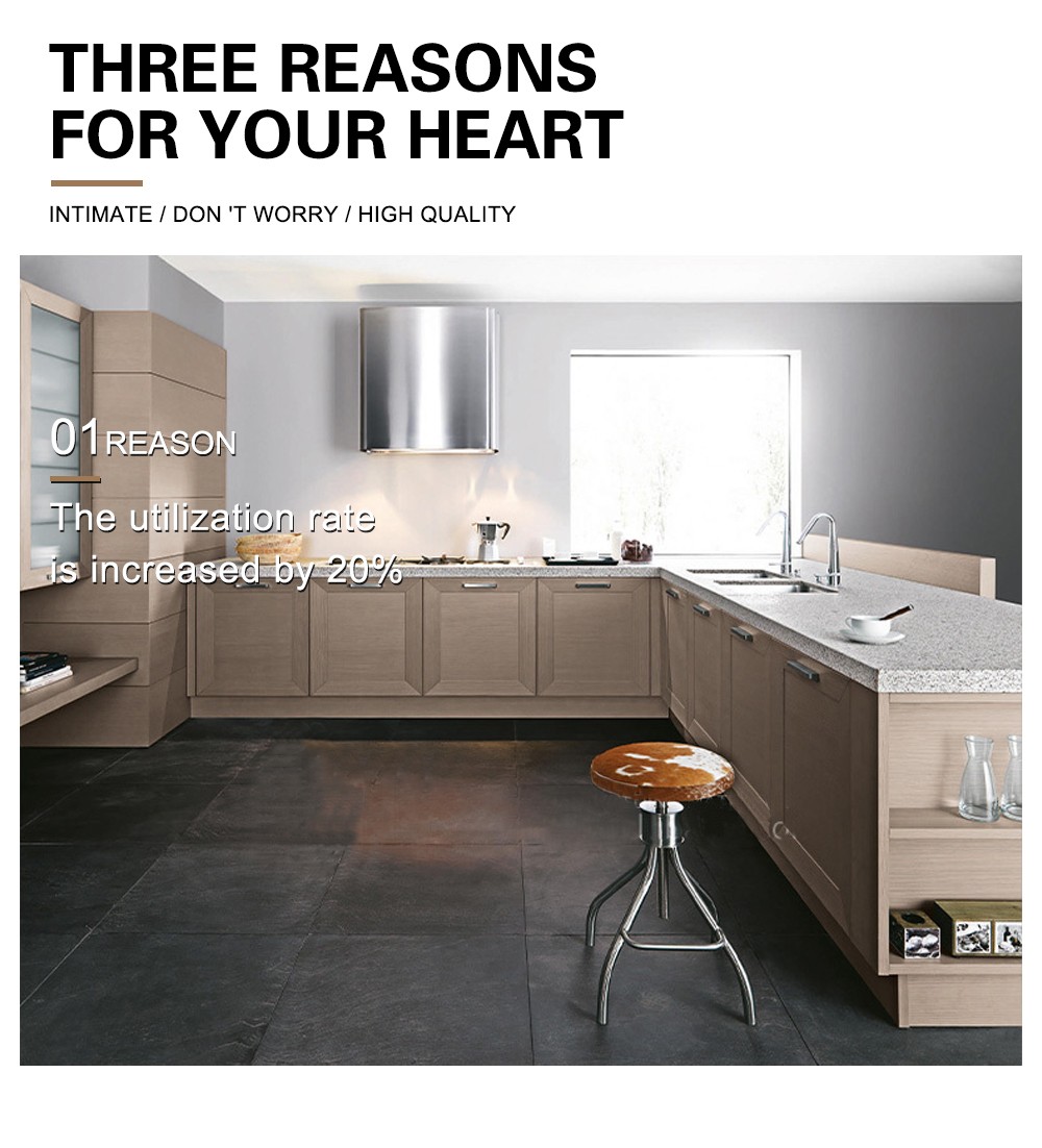 Classical style Kitchen cabinet PVC with HDF -GK-400