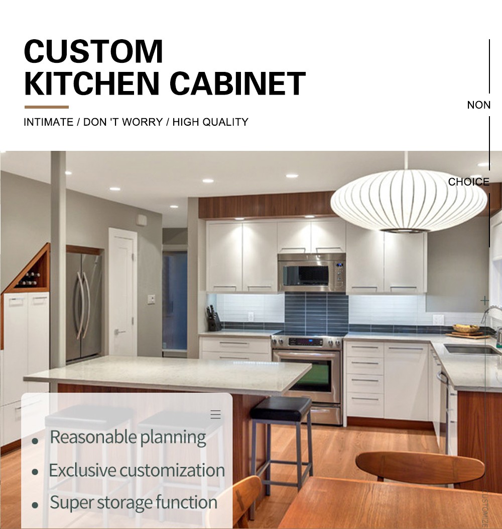 classical style melamine with plywood of USA design kitchen cabinet GK1274