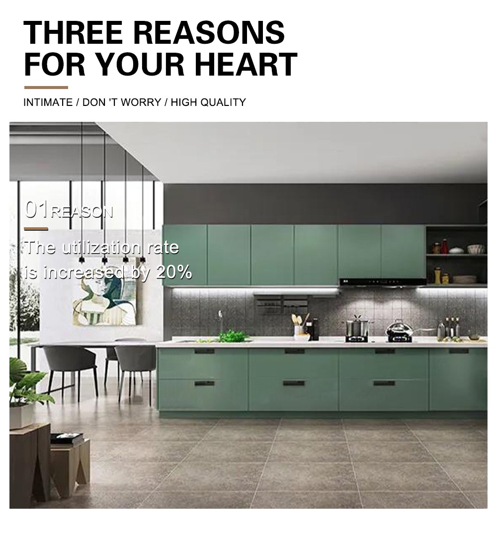 Classical style PVC with HDF Kitchen cabinet-GK-770