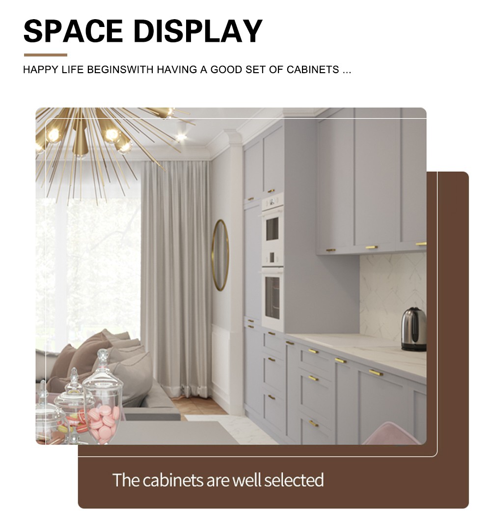 Classical style PVC with HDF kitchen-GK-793
