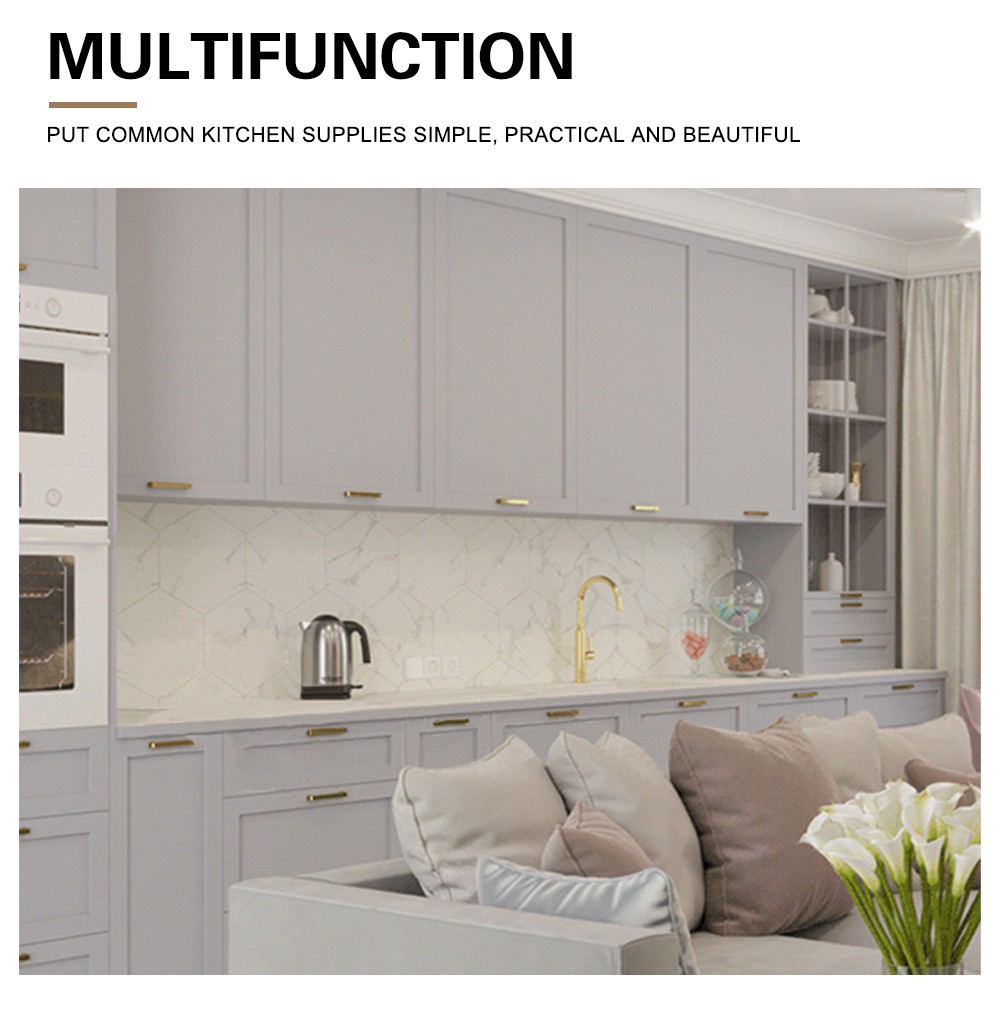 Classical style PVC with HDF kitchen-GK-793