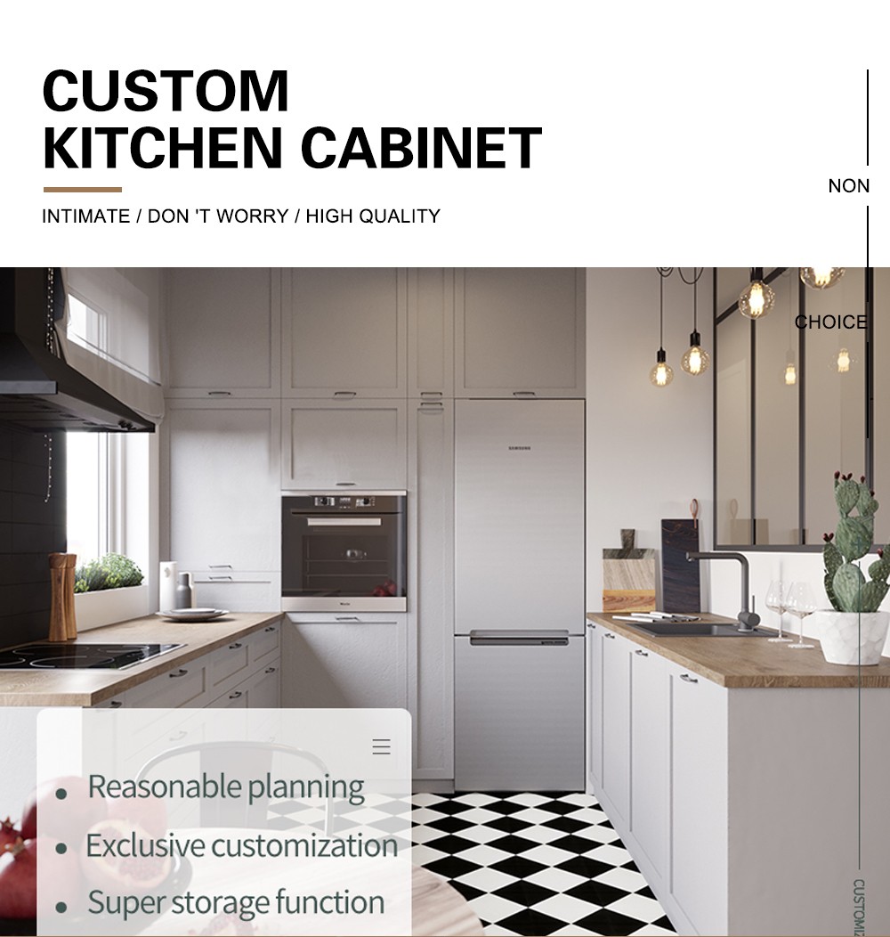 Classical style PVC with HDF kitchen-GK-794