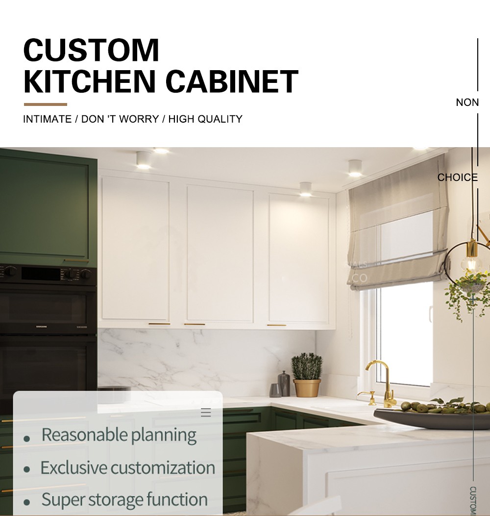 Classical style PVC with HDF kitchen-GK-795