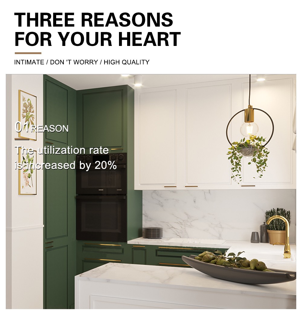 Classical style PVC with HDF kitchen-GK-795