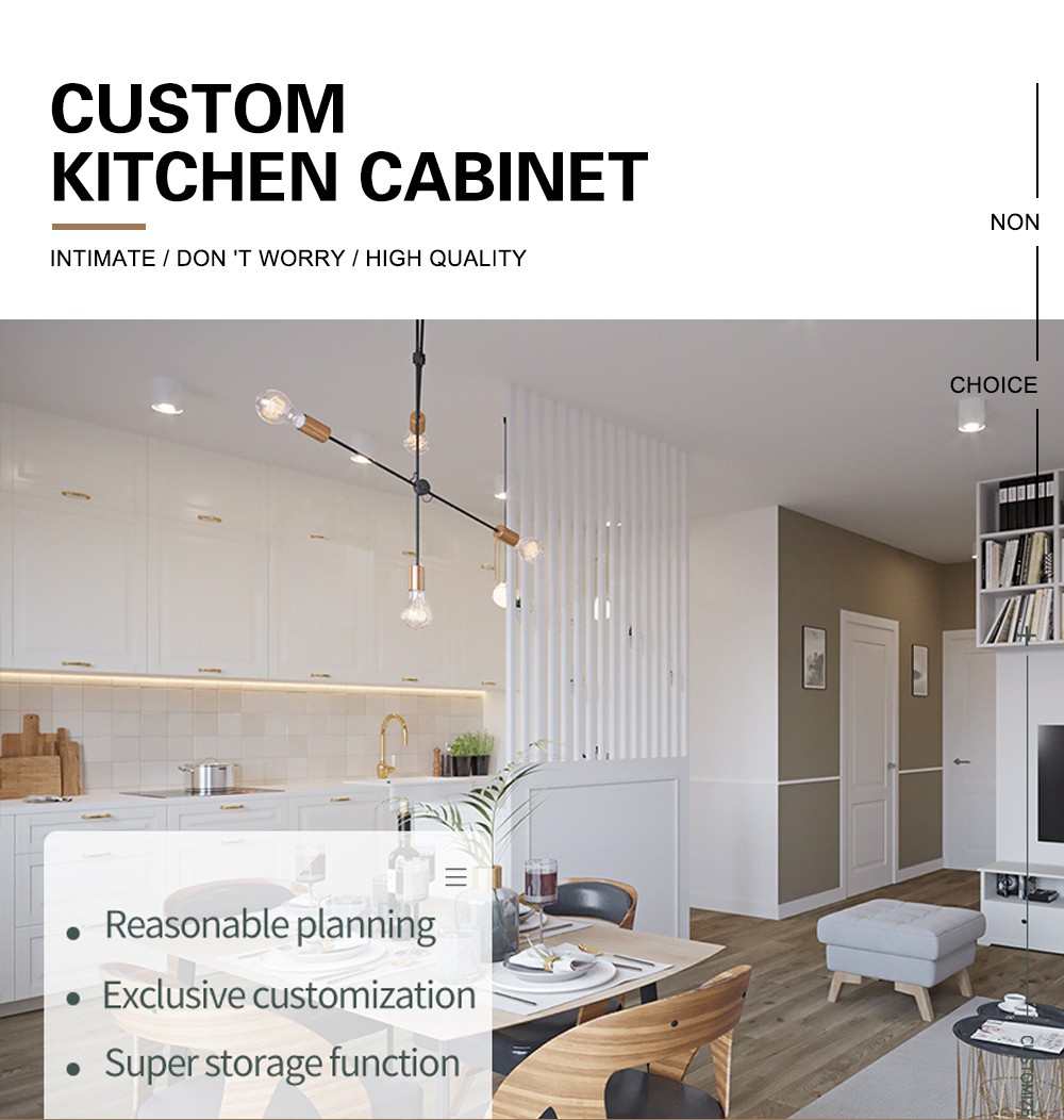 European style classical high density board blister style kitchen-GK-715