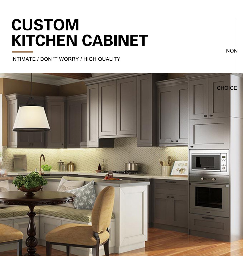 European style classical kitchen PVC with HDF- GK-346
