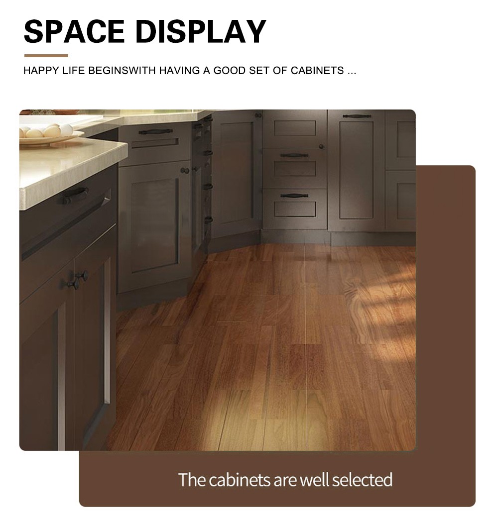 European style classical kitchen PVC with HDF- GK-346