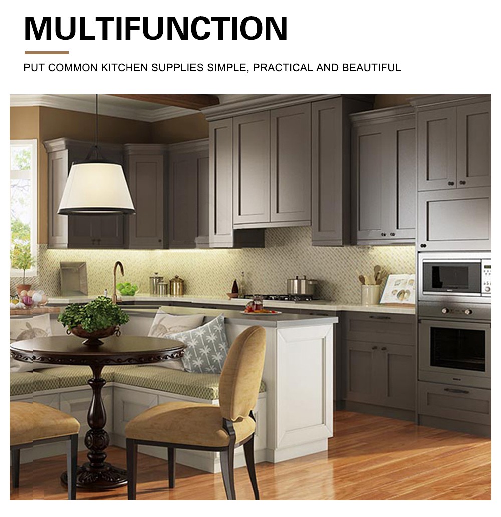 European style classical kitchen PVC with HDF- GK-346