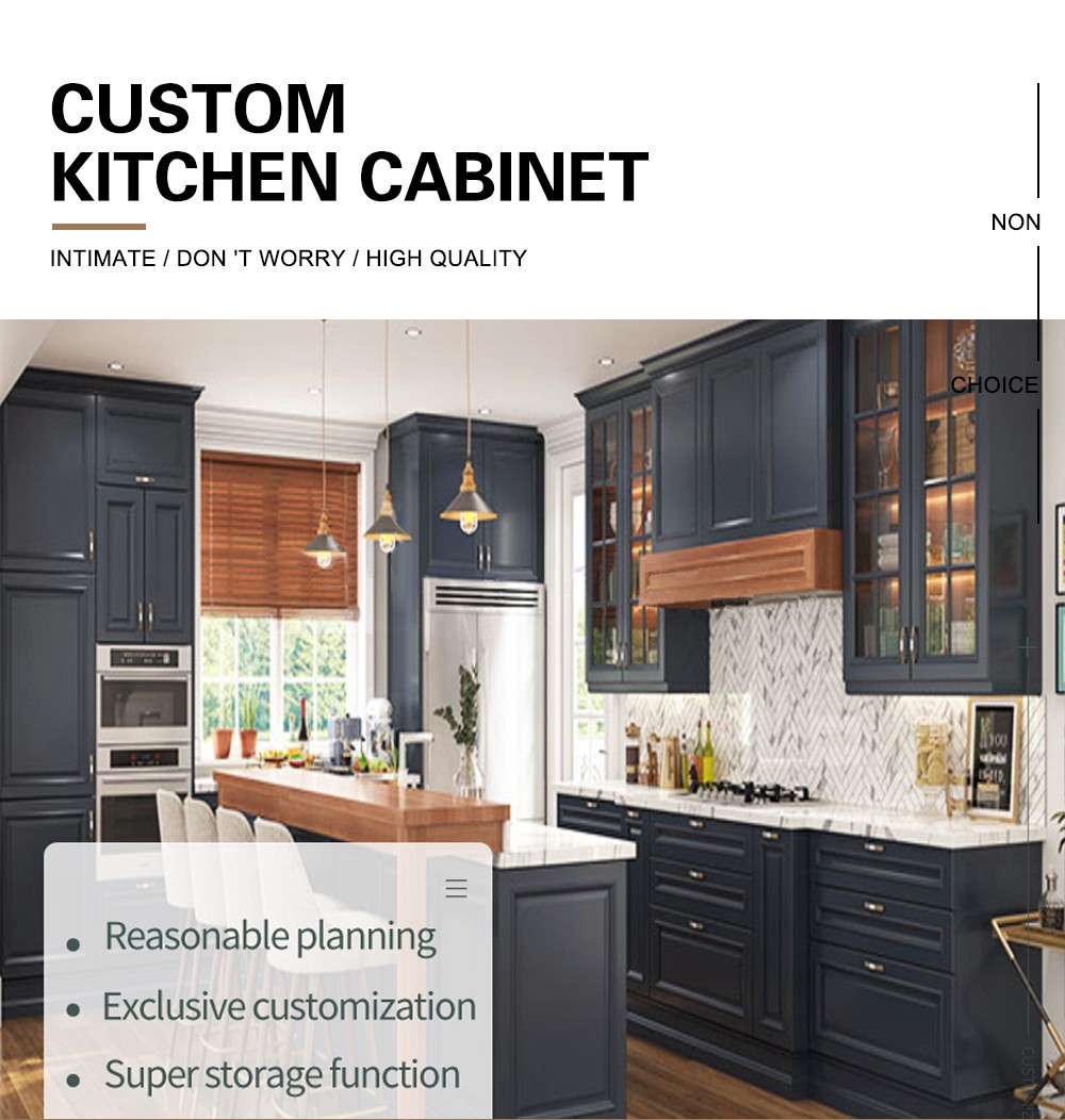 European style classical kitchen PVC with HDF-GK-330